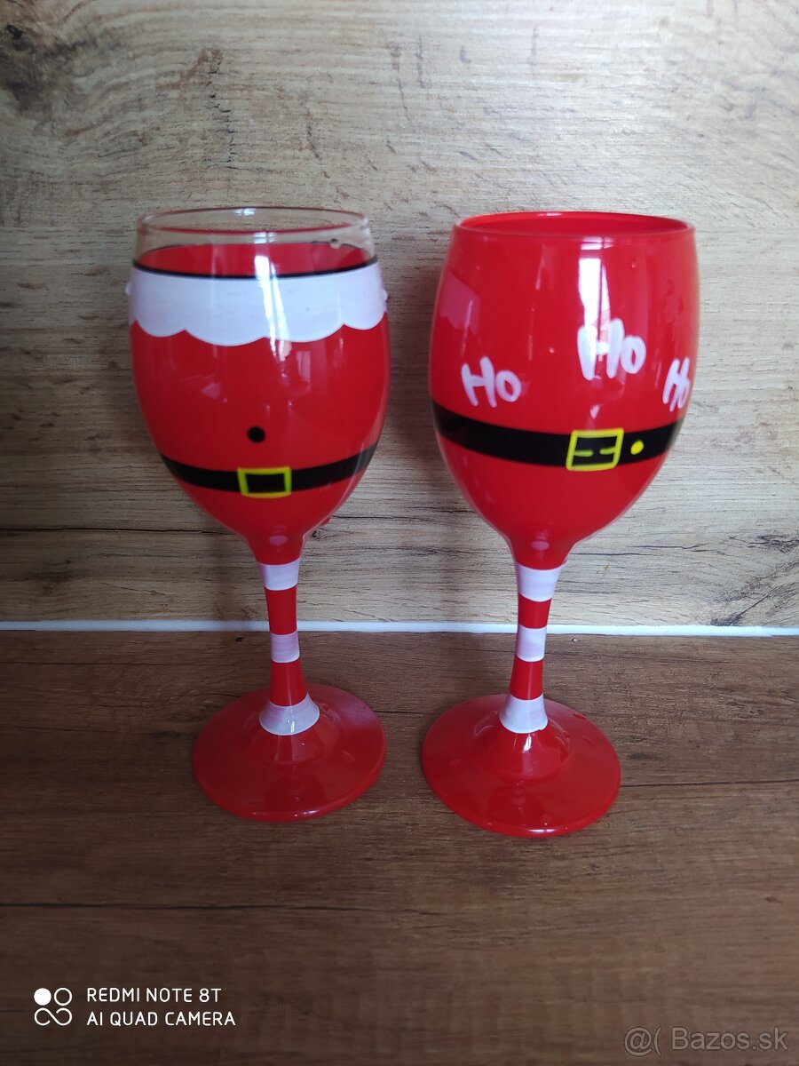 Vianočné pohare -Santa