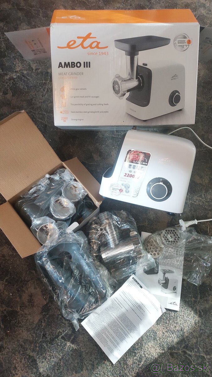 Eta Ambo 3 mlynček na mäso a výrobky