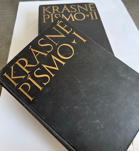 F. Muzika- Krásné písmo I. a II. diel - Prvé vydanie r.1958