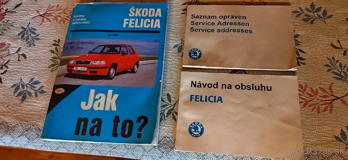 Predám originálny manuál a iné Škoda Felícia