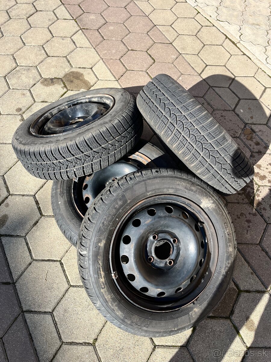 Predám disky “plecháče” z Peugeot 206