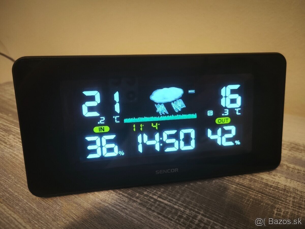 Predám farebnú meteostanicu SENCOR