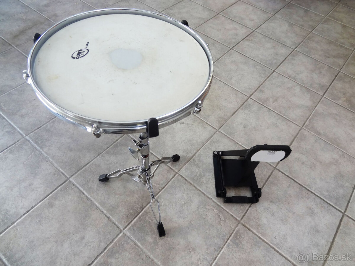 Cvičný snare Sabian so stojanom + kick pad