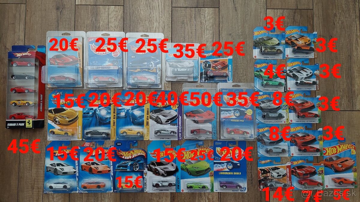 Hot wheels Ferrari Lamborghini
