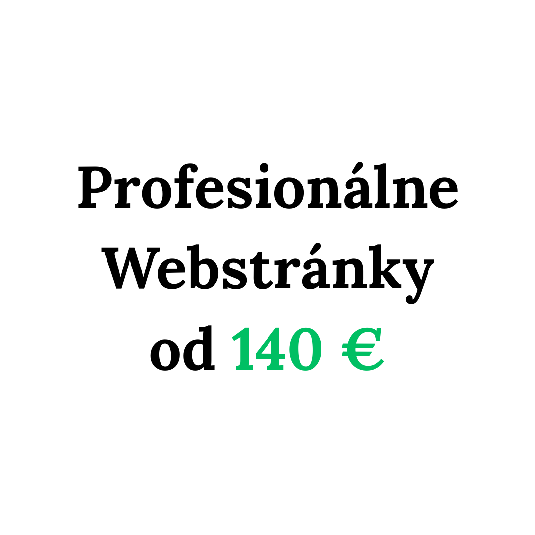 Tvorba Profesionálnych Web Stránok