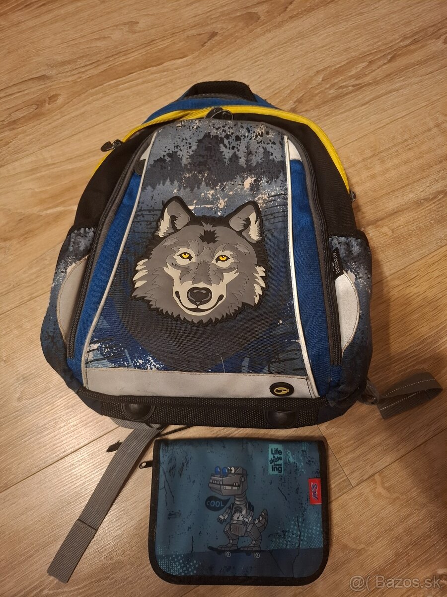Školská taška Bagmaster Mercury VLK