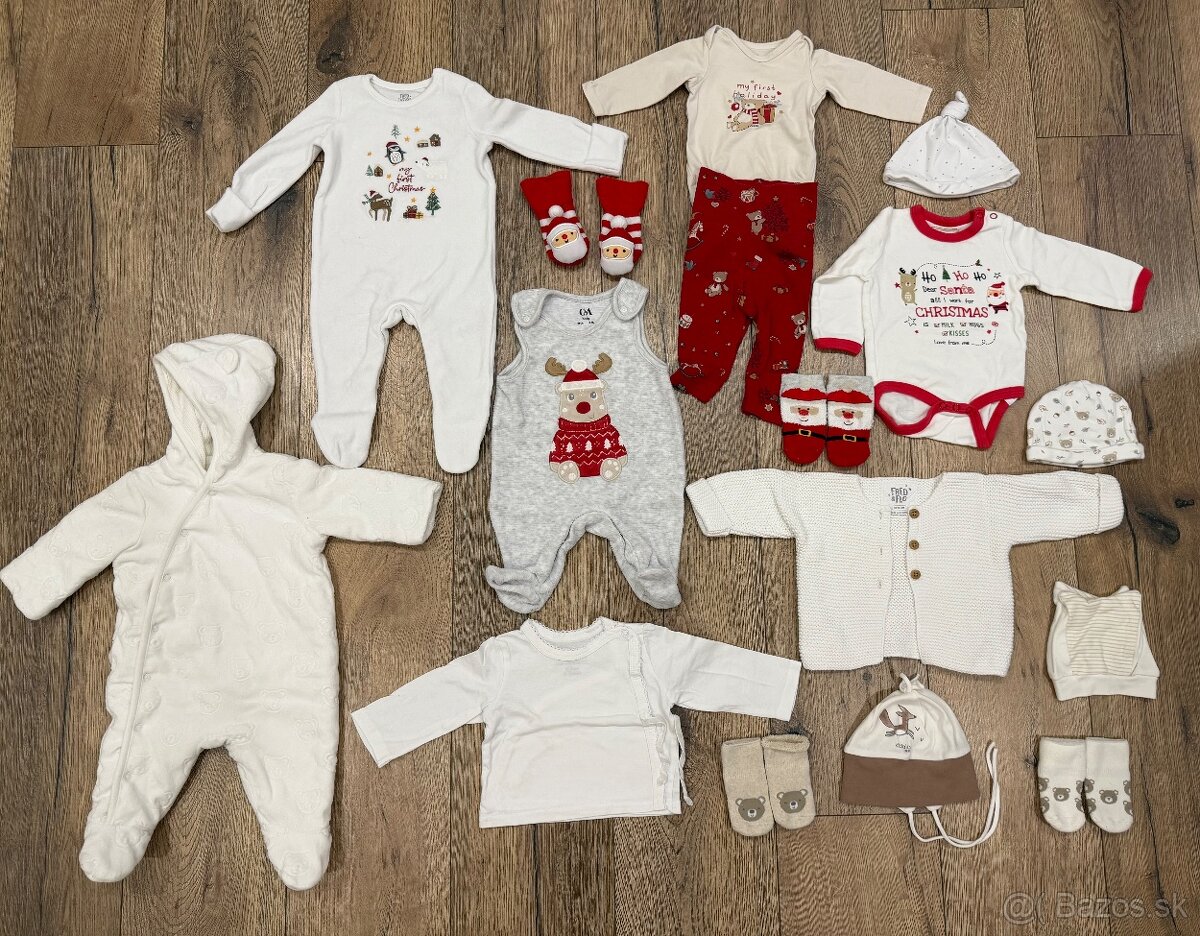 Balík oblečenia-vianočný