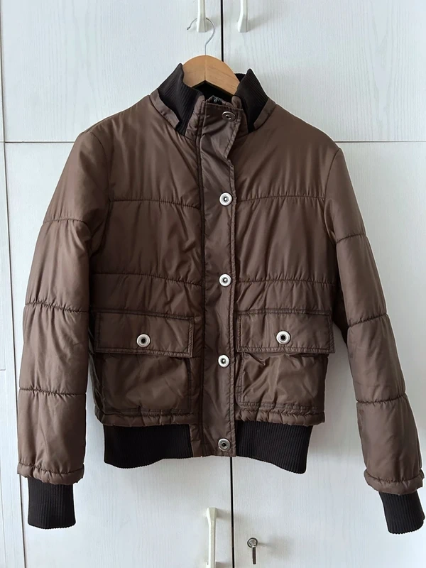 Dámska hnedá bunda