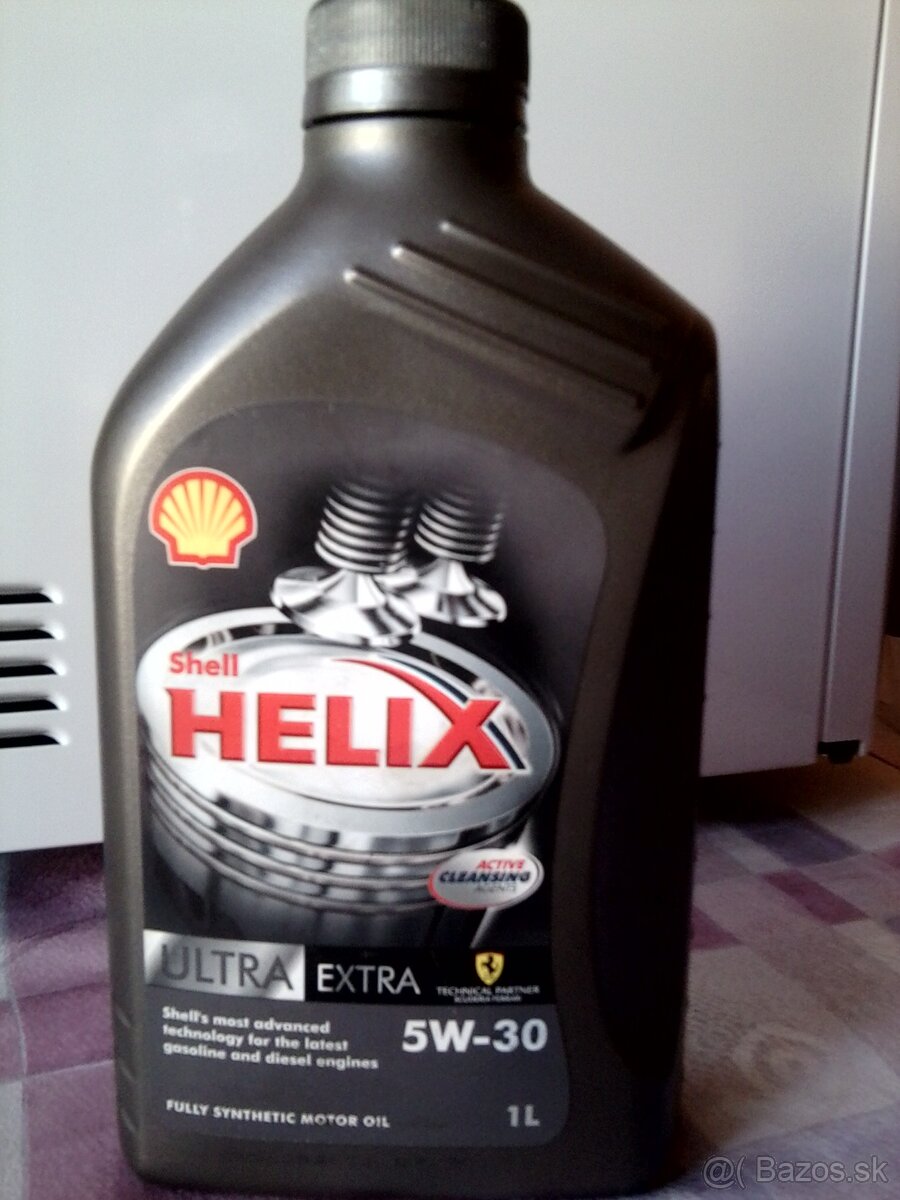 Motorový olej SHELL 5W30 a prevodový 75W90