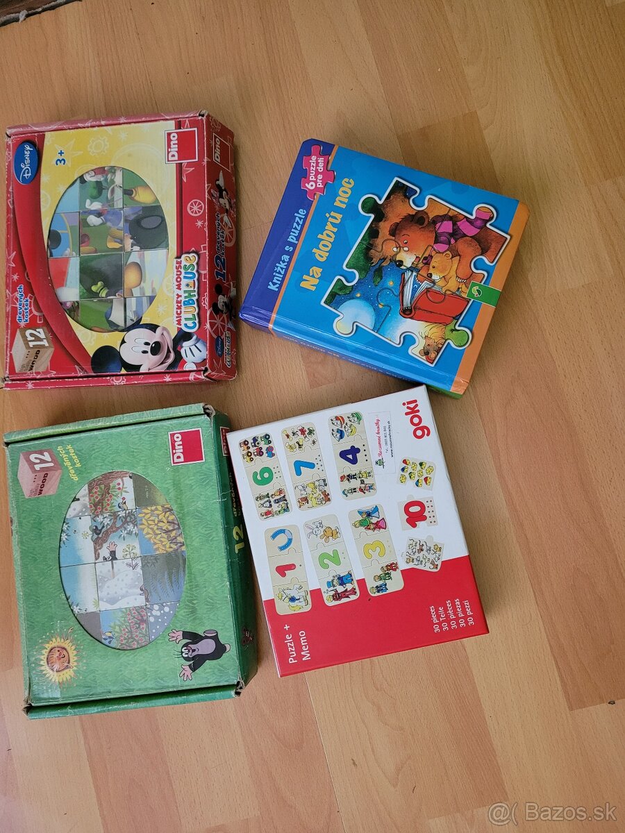 Drevené kocky od 3 rokov