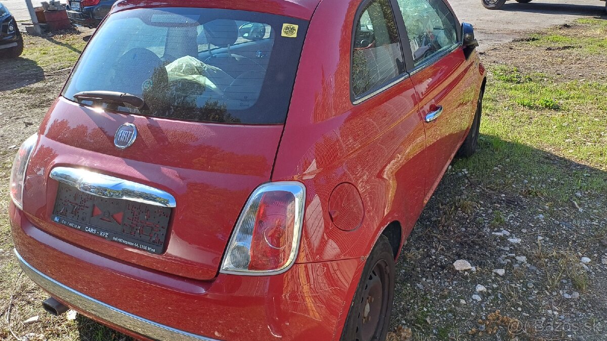 Fiat 500 1.2i diely rok 2008 - 2010