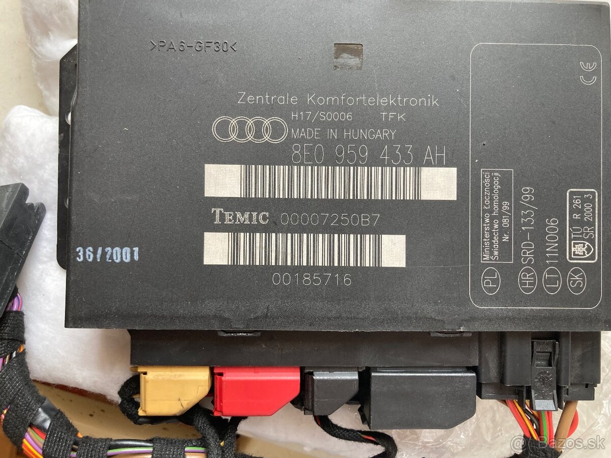 AUDI A4B6 - Riadiaca jednotka komfortu