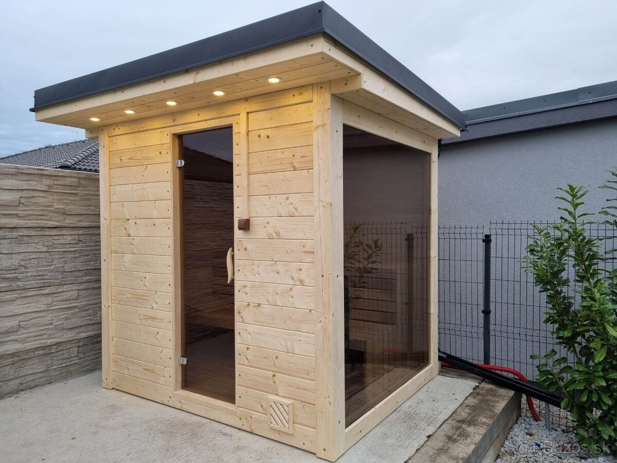 Exterierová fínska sauna