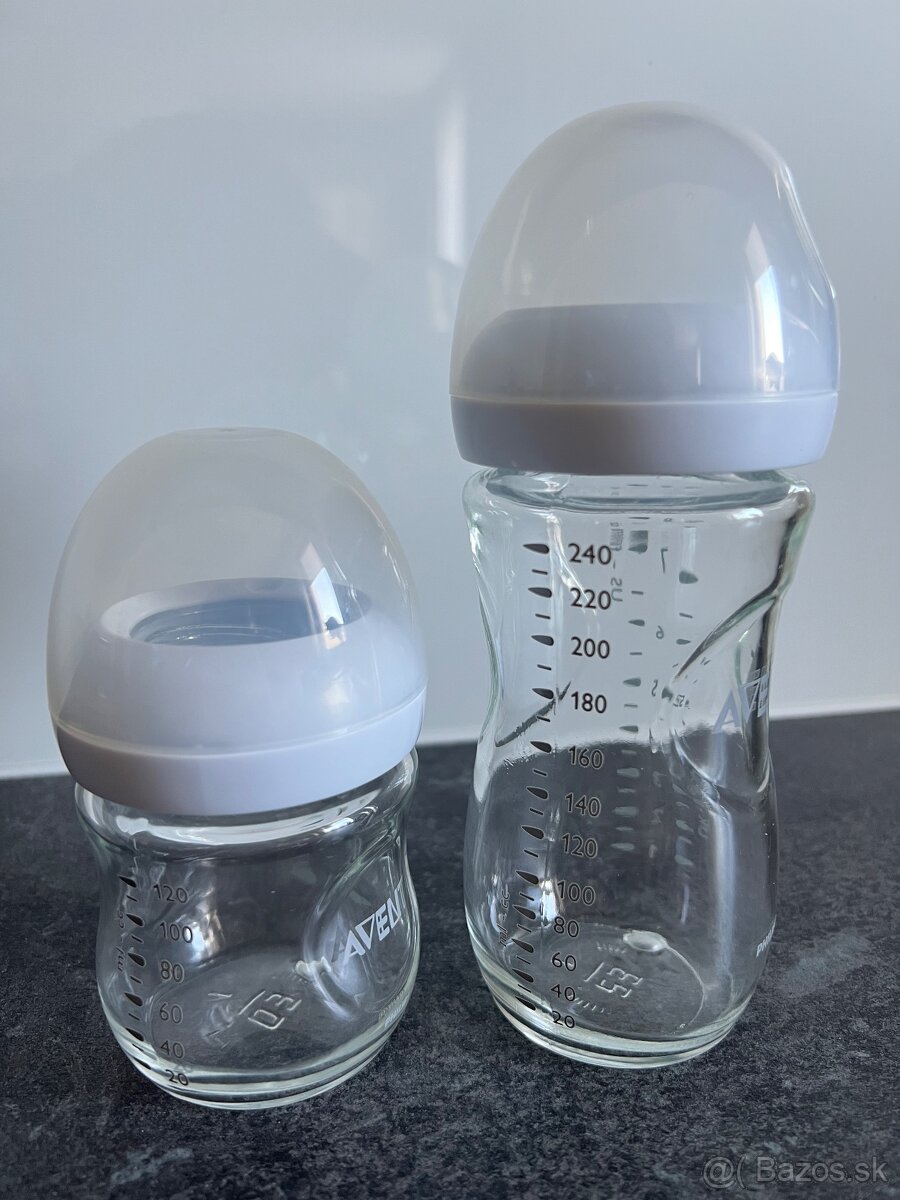 Avent - sklenené fľašky