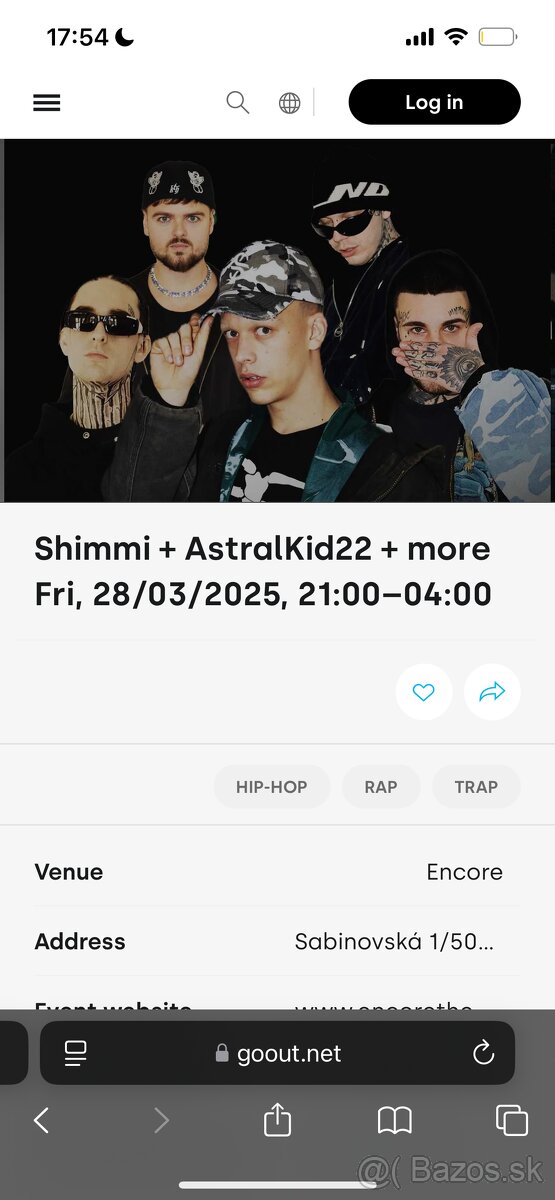 Shimmi, Astralkid22 Encore Prešov