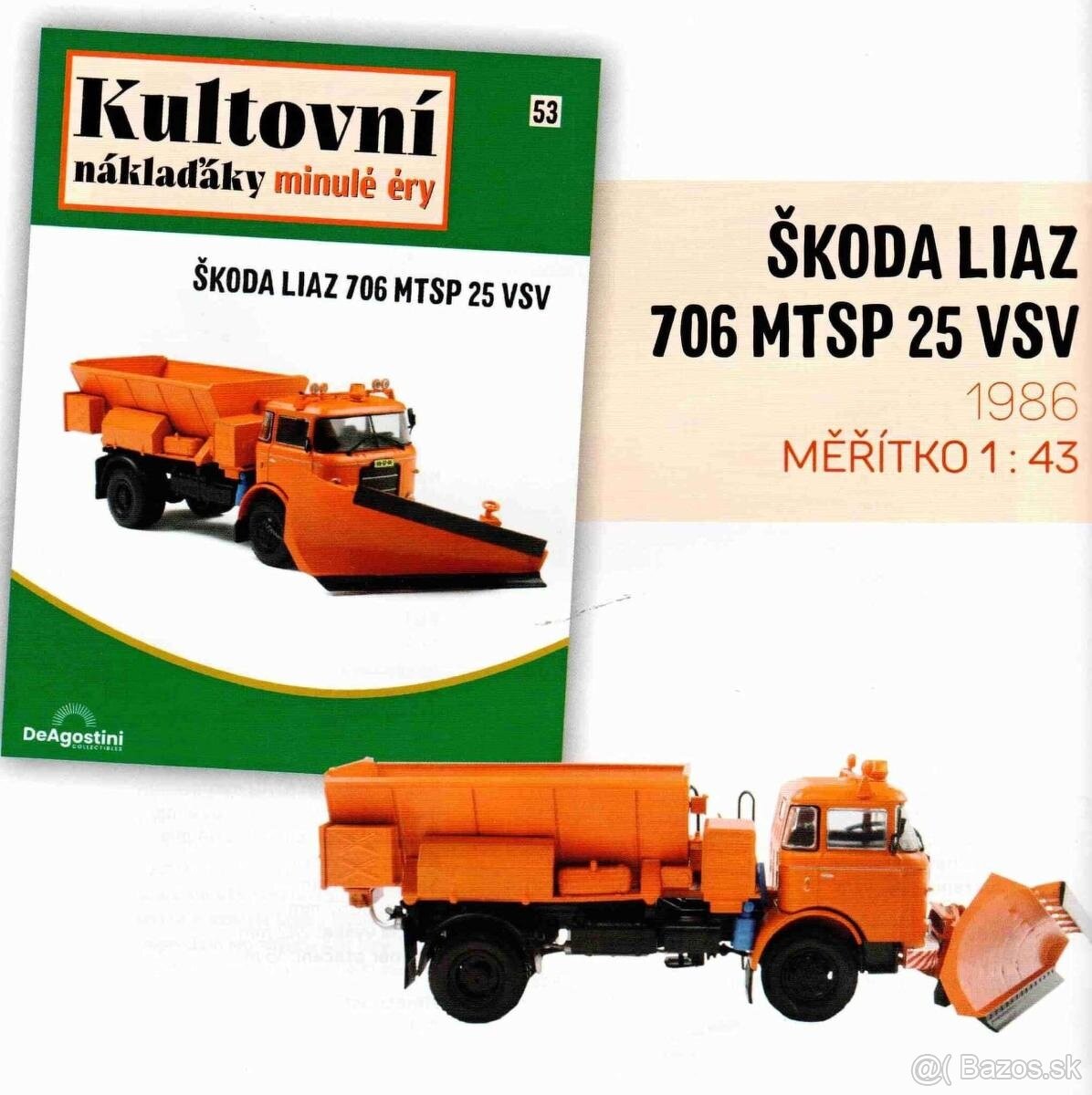Škoda Liaz 706 MTSP 25 VSV,1:43, Deagostini