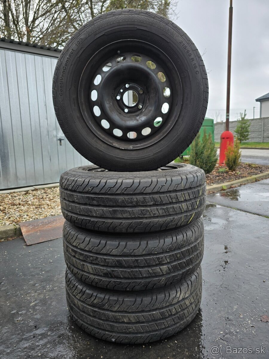 Letne kolesa na dodávku 5x108 r16 215/65 r16c