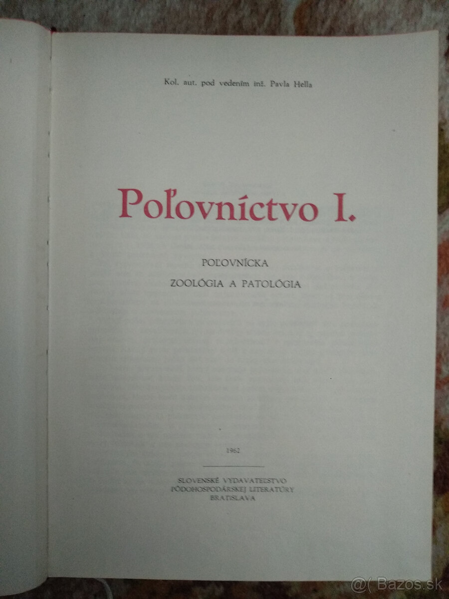 Poľovníctvo I.