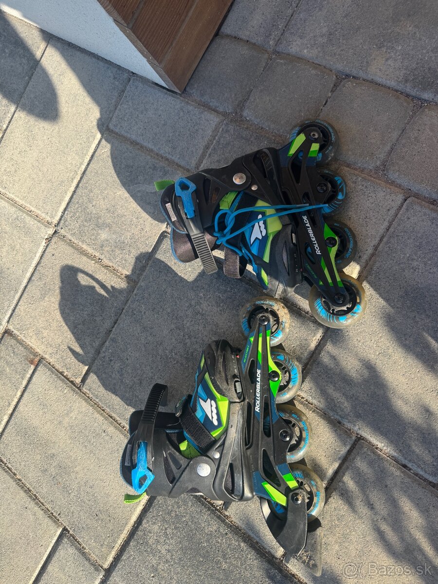 Nastaviteľné kolieskové korčule Rollerblade 26 až 29