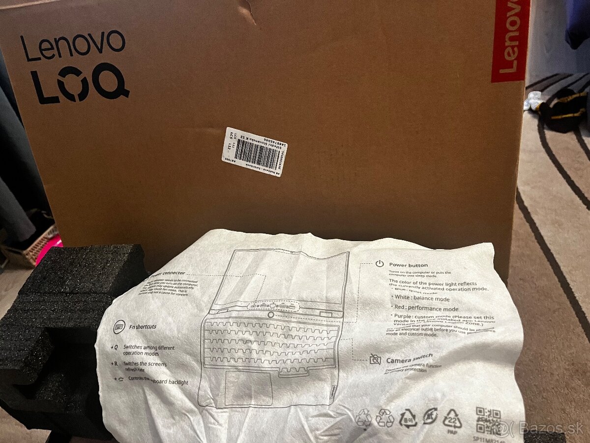 Predam Lenovo LOQ 15IRX9 Luna Grey
