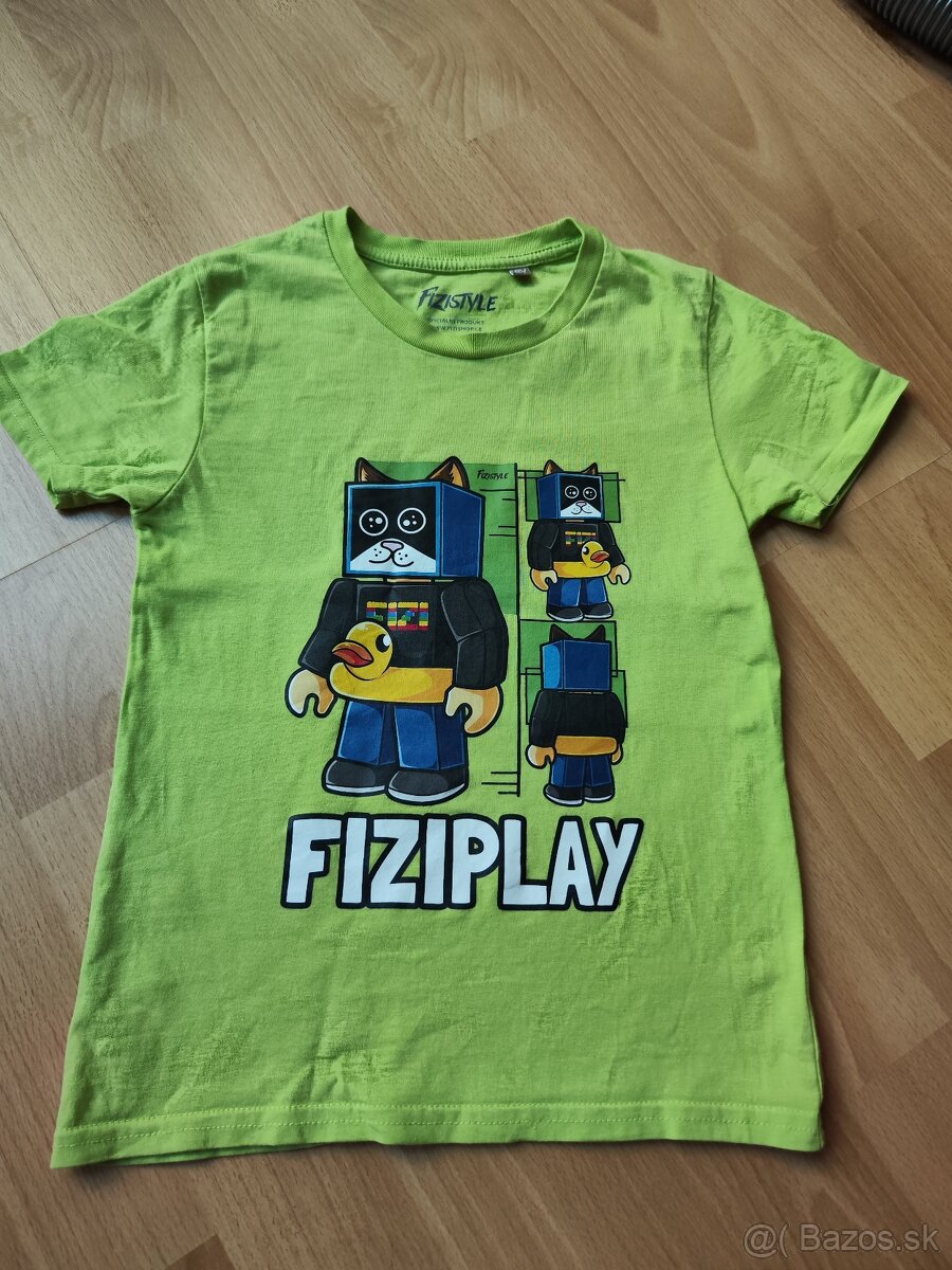 Tričko YouTubera Fiziho, Fizi merch 6-8 rokov