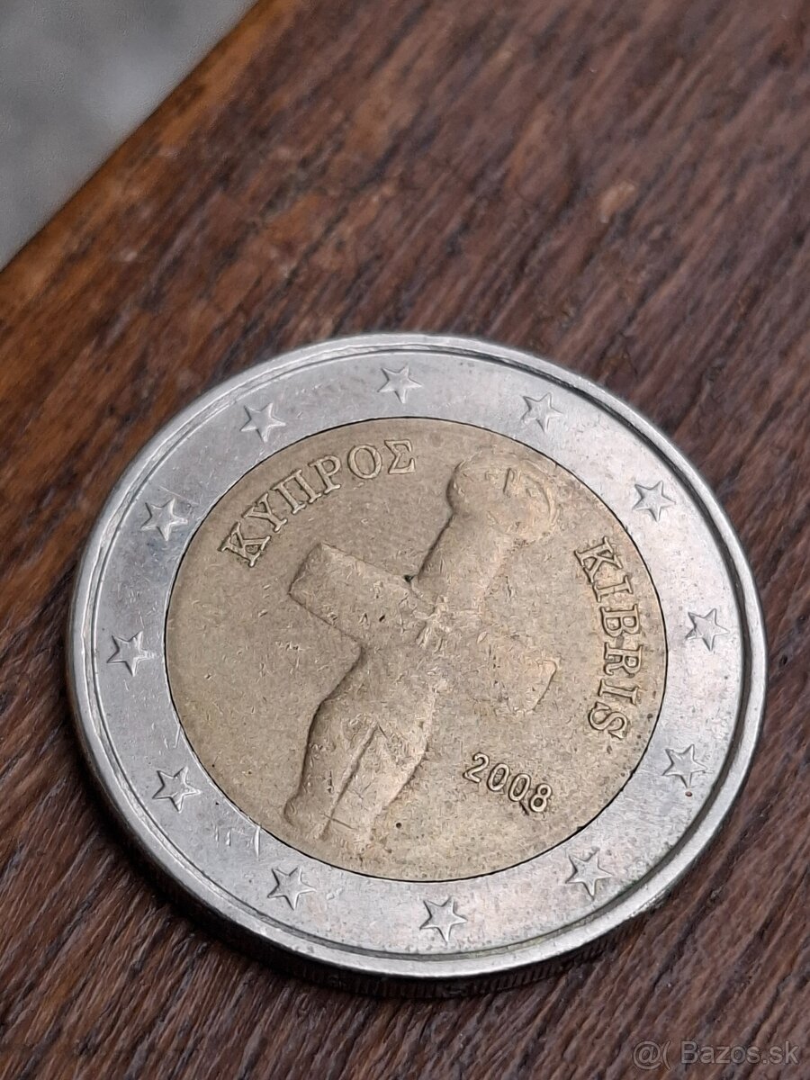 2 eurova minca Cyprus 2008