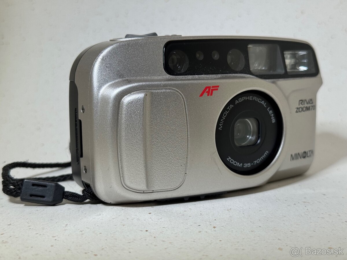 Analógový fotoaparát Minolta Riva Zoom 70