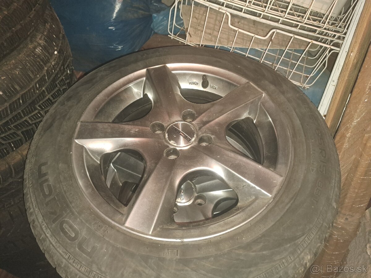 Predam disky qj s pneu zimne 4x100 r15