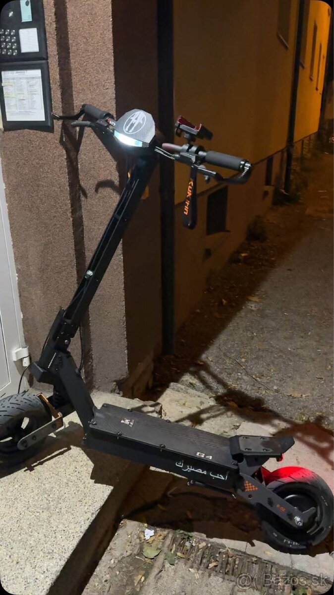 Elektrická kolobežka Kukirin G4 S tuningom