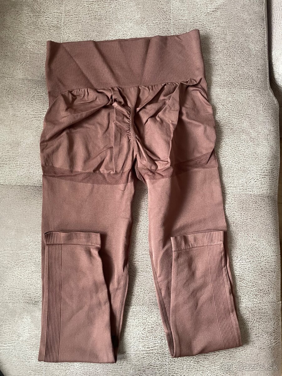 Dámske legíny - hnedé L