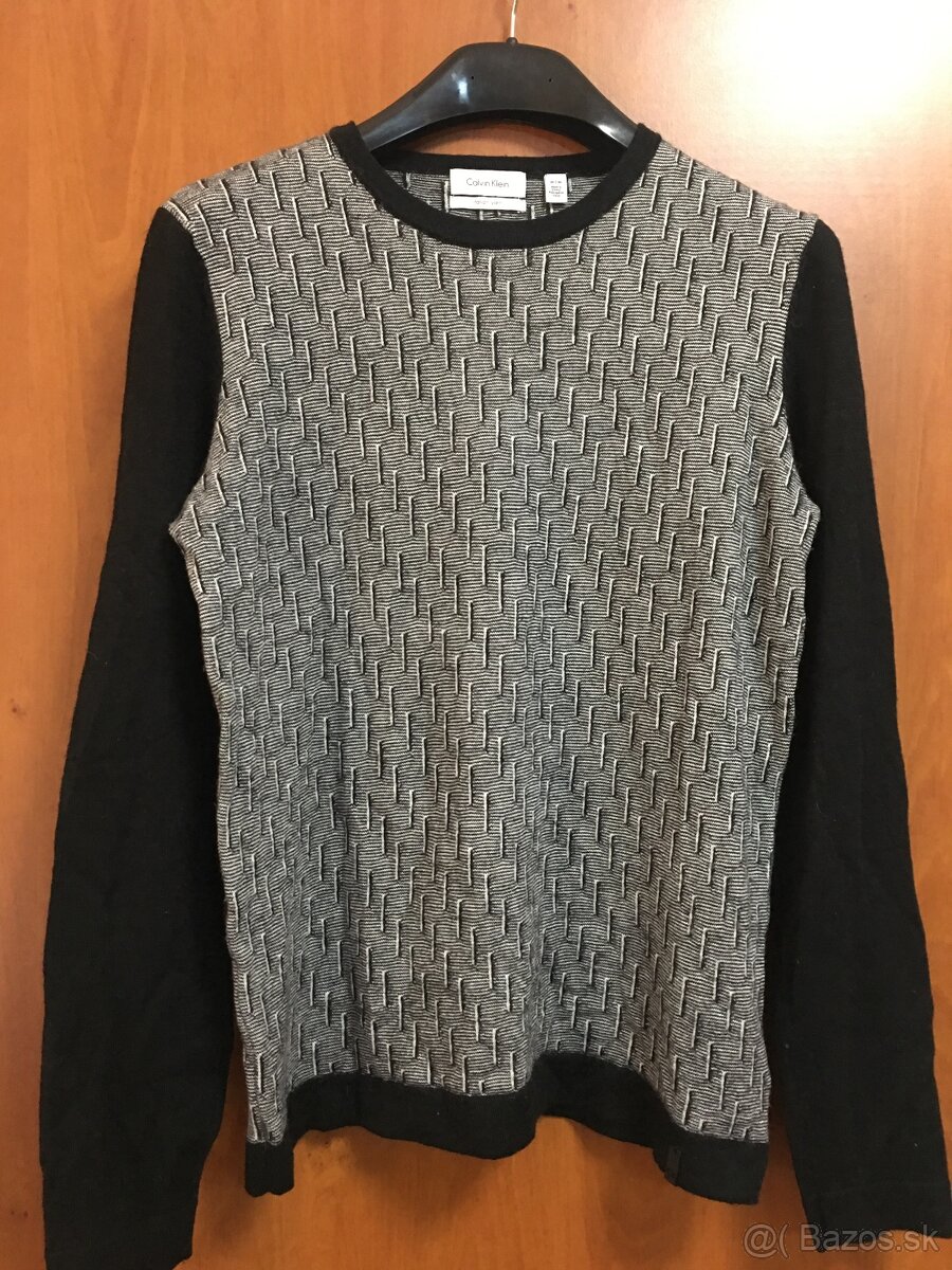 CALVIN KLEIN originál merino damsky svetrik S/M