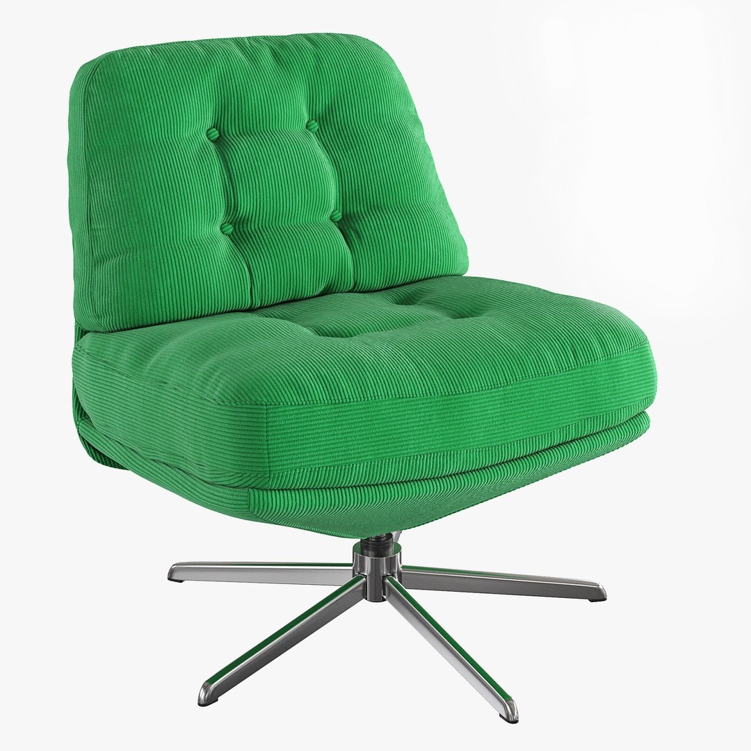 Predám dizajnové otočné látkové kreslo