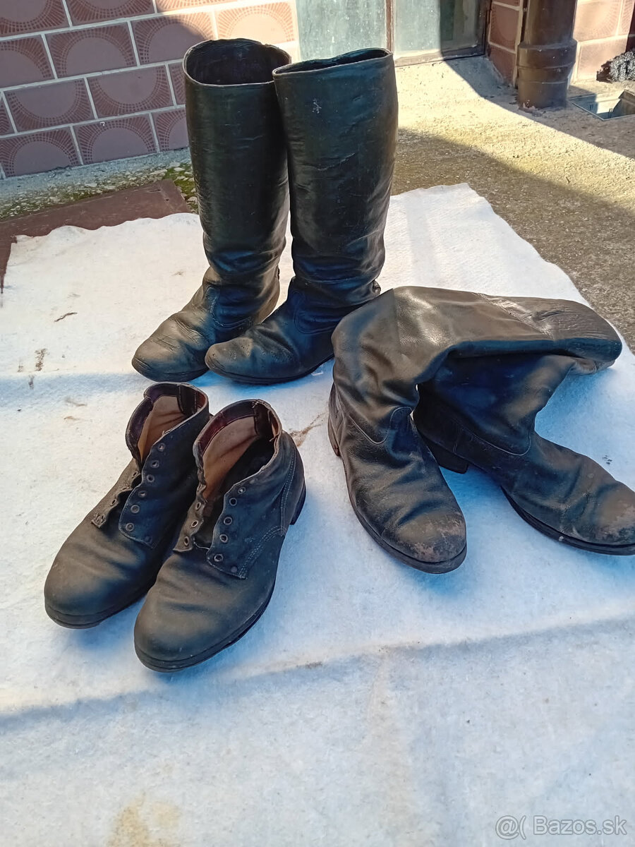 Predám vojenské čižmy