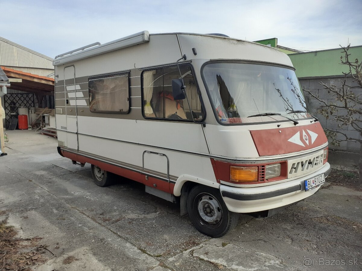Predám starší karavan Hymer