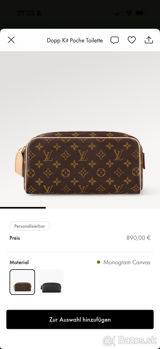 Louis vuitton kozmeticka taška