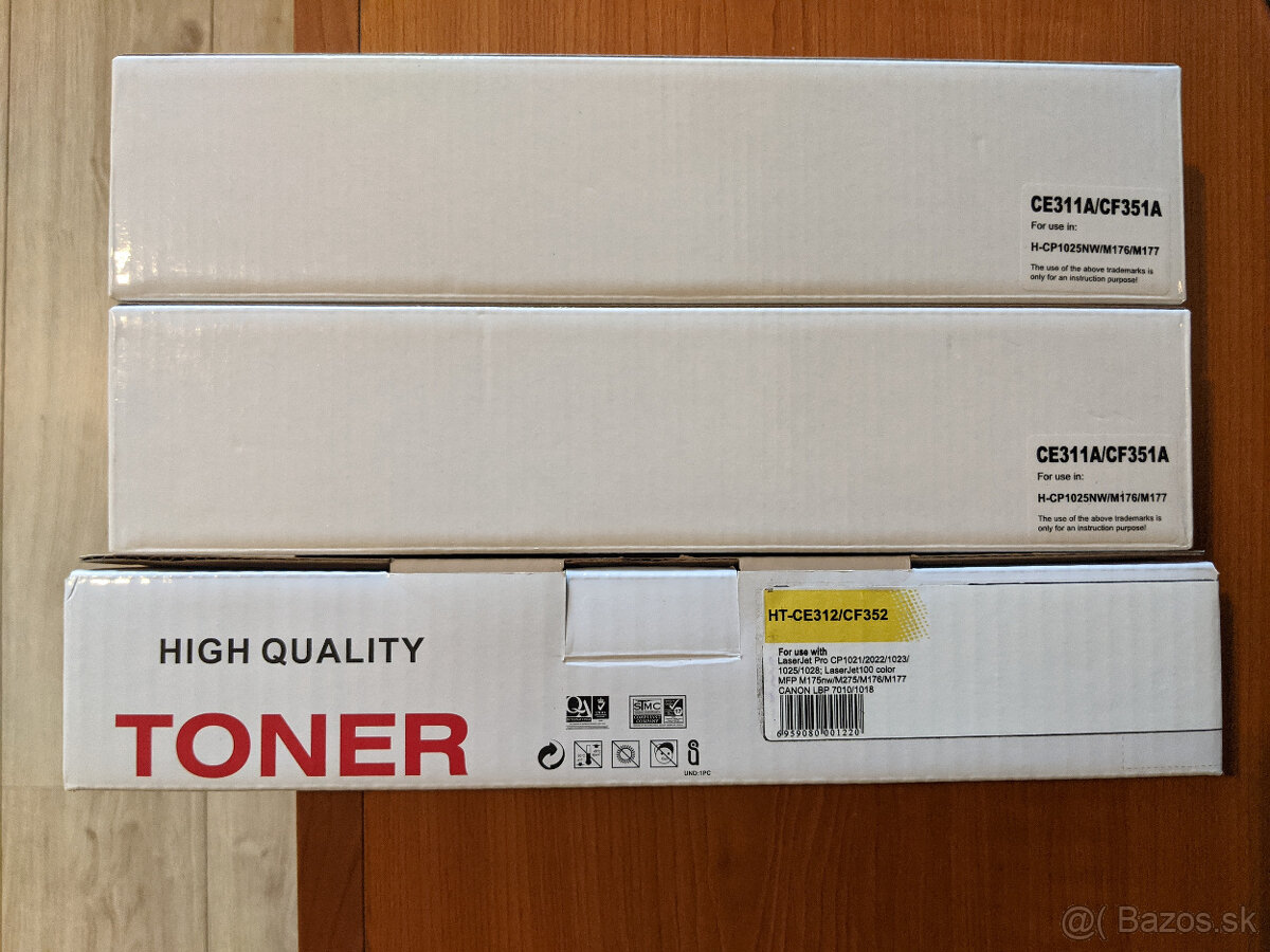 Tonery/Cartridge(3ks) CE311A/CF351A,CE312/CF352