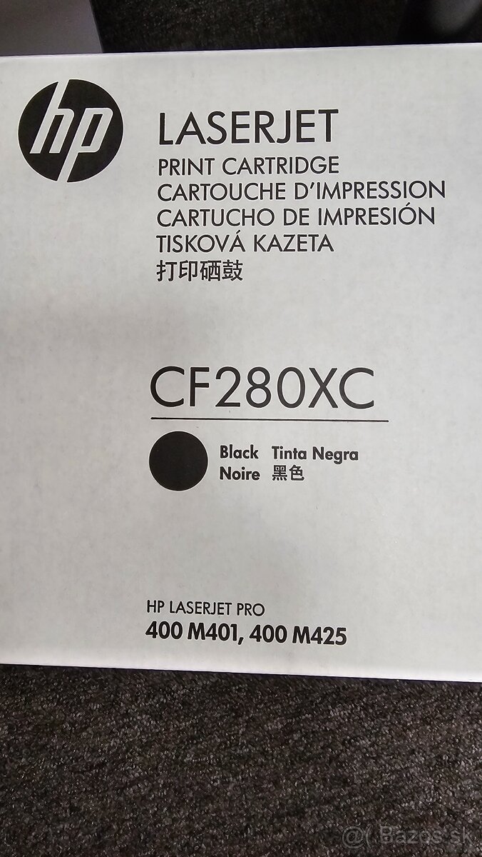 Toner HP Laserjet CF280XC cierny