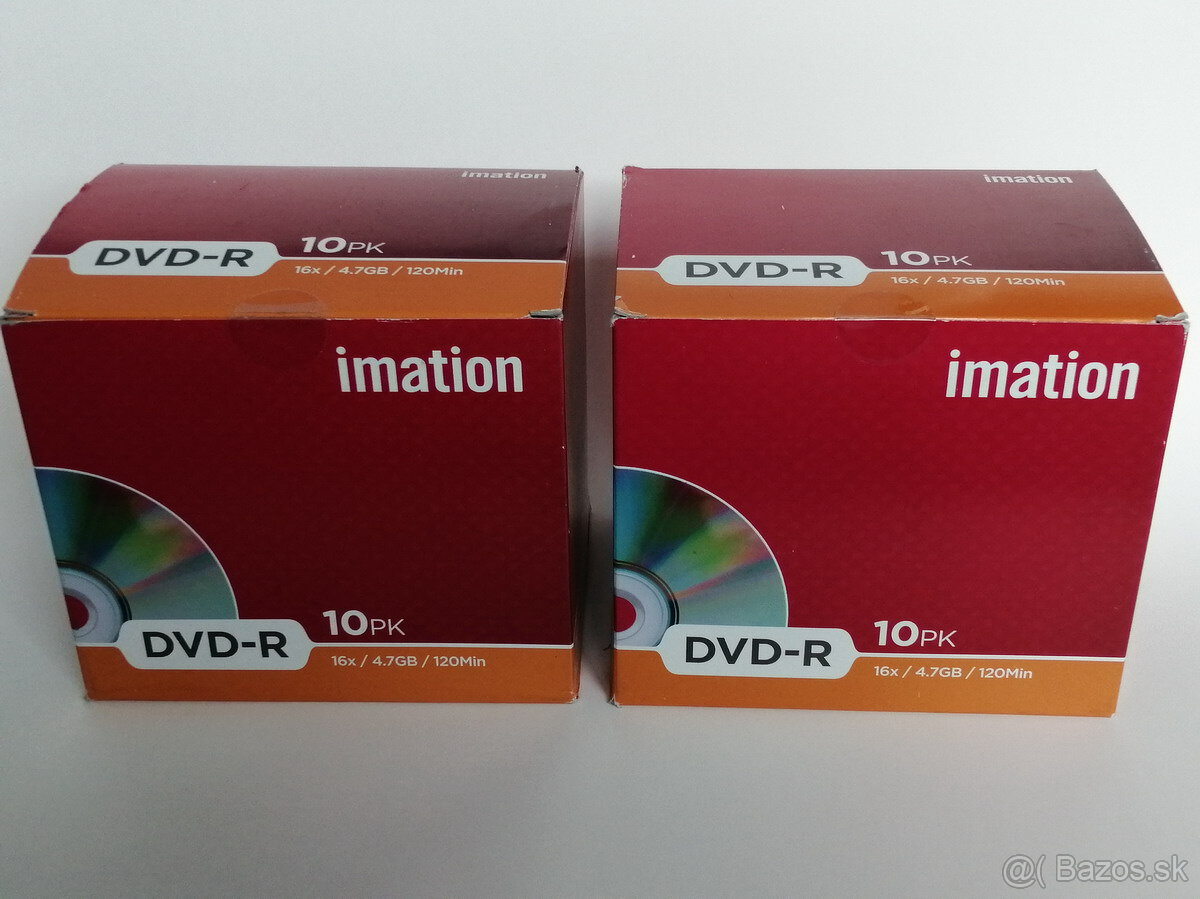 CD a DVD médiá na predaj