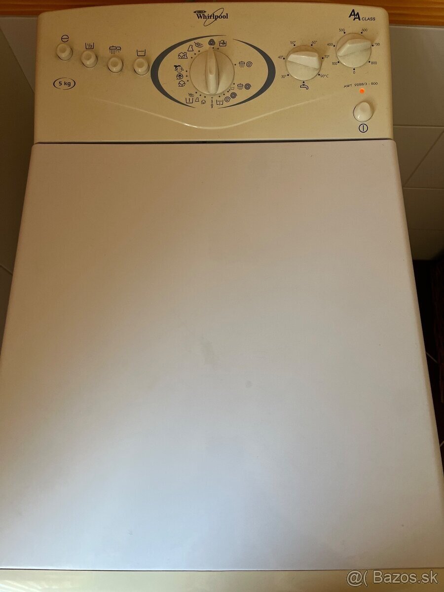 Práčka Whirlpool AWT2288/3-800. Poškodená, na súčiastky