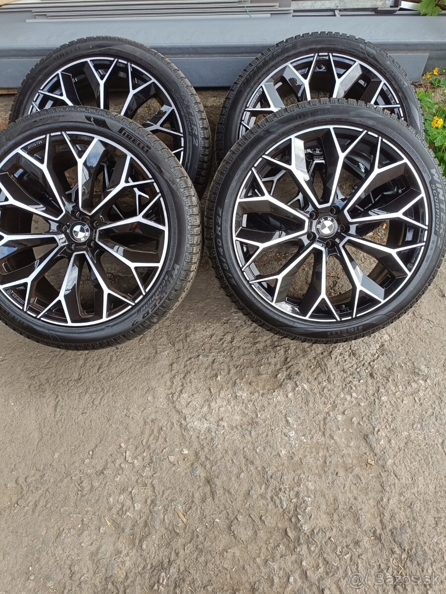 Zimné pneumatiky + disky BMW X7 Pirelli SCORPION RUN FLAT