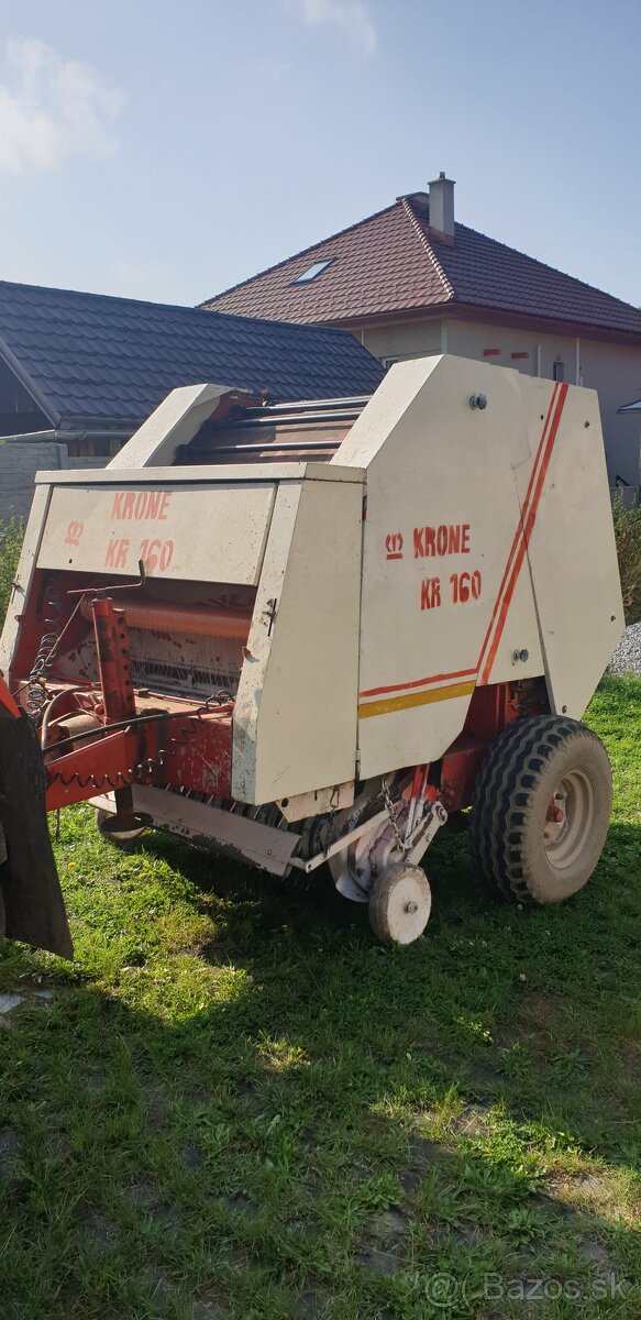 Lis na seno/ balíkovač KRONE KR 160