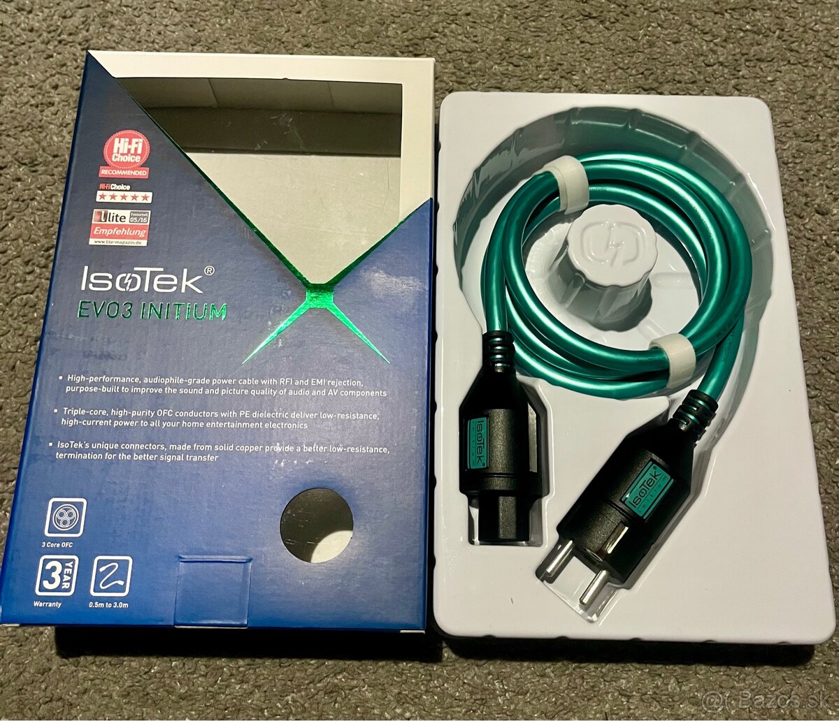 Napajaci kabel Isotek Evo 3 initium