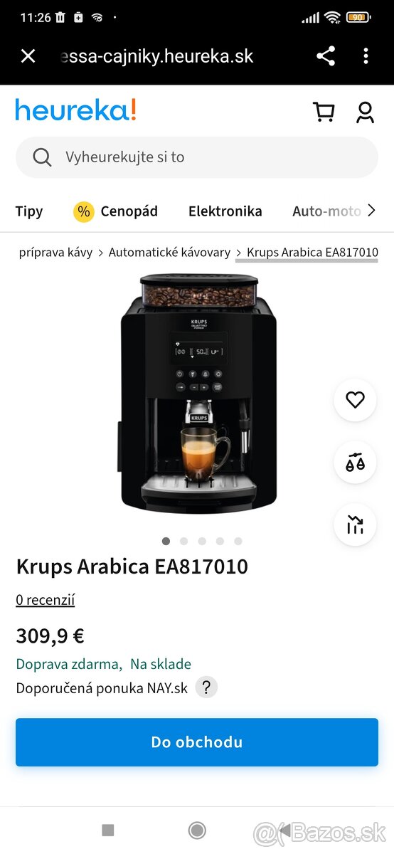 Krups Arabica EA817010