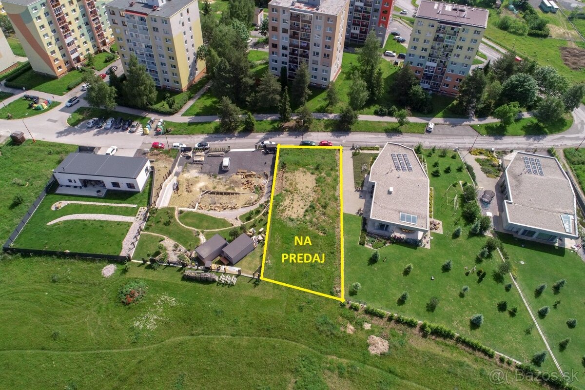 STAVEBNÝ POZEMOK 846 M2, VŠETKY IS, SUCHÁ HORA, KEŽMAROK