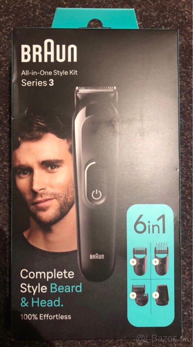 Zastrihavač vlasov a brady. Braun/Philips