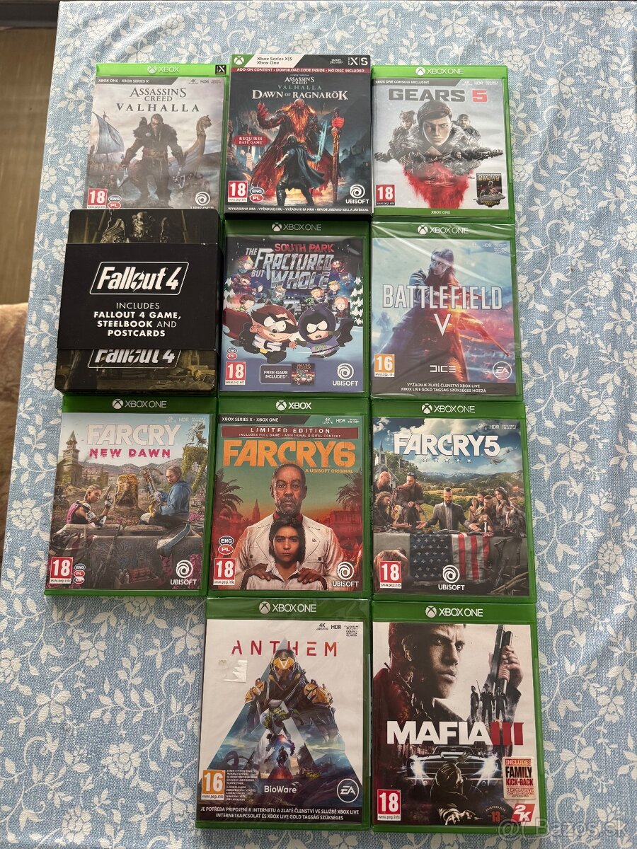 Predám Hry na Xbox viď foto