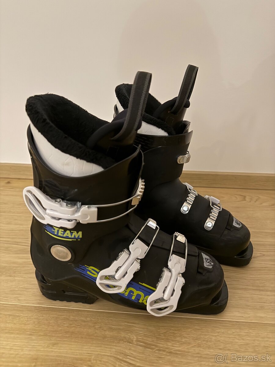 Predám detské lyžiarky Salomon Team veľkosť 23/23,5