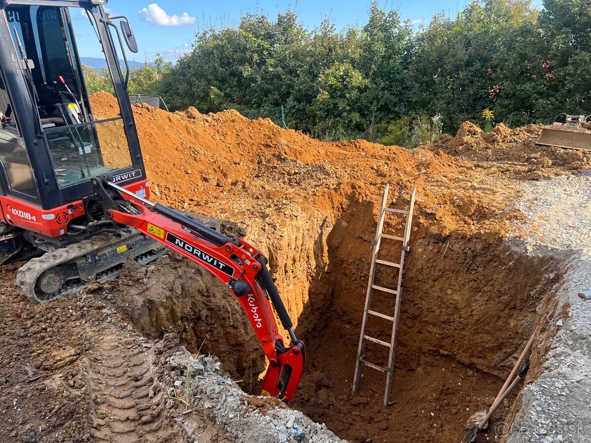 Predám minibager Kubota KX018-4 (r.v. 2022) odpočet DPH