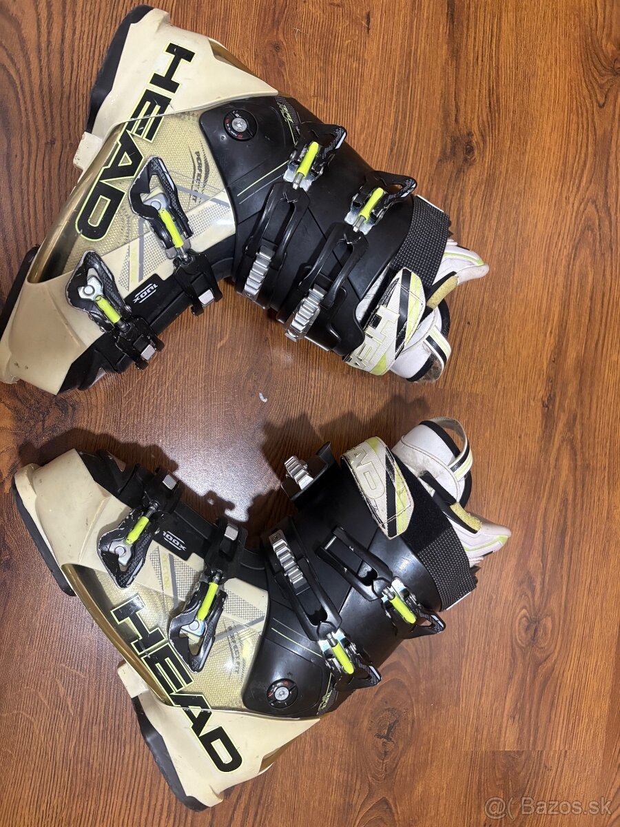 Pánske  lyžiarky+lyže