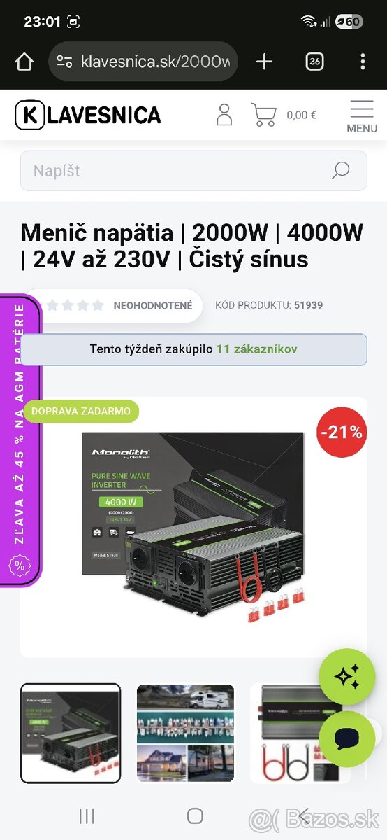 Menič napätia 24/230